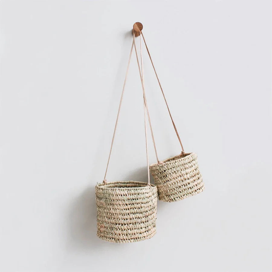 IGNITE TRADERS - Open Weave Hanging Basket Set