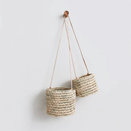 IGNITE TRADERS - Open Weave Hanging Basket Set